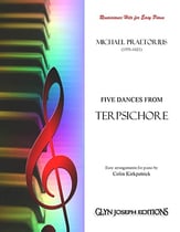 Five Dances from Terpsichore piano sheet music cover